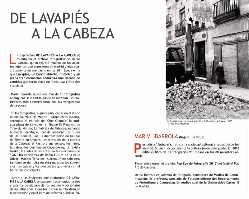Marivi Ibarrola De Lavapies a la Cabeza díptico 2